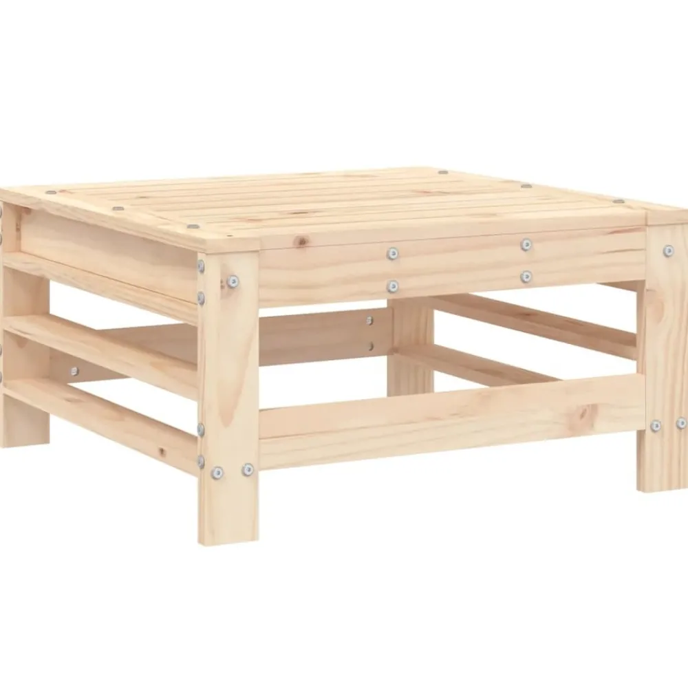 Maison Exclusive - Salon de jardin 7 pcs bois de pin massif Discount
