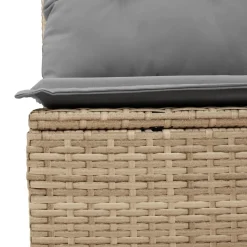 Maison Exclusive - Salon de jardin avec coussins 6 pcs beige résine tressée Discount