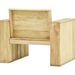 Maison Exclusive - Salon de jardin 3 pcs bois de pin imprégné Outlet
