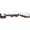 Maison Exclusive - Salon de jardin 9 pcs résine tressée marron Outlet