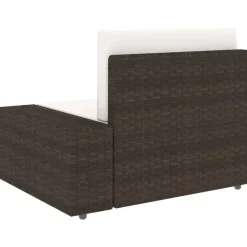 Maison Exclusive - Salon de jardin 9 pcs résine tressée marron Outlet