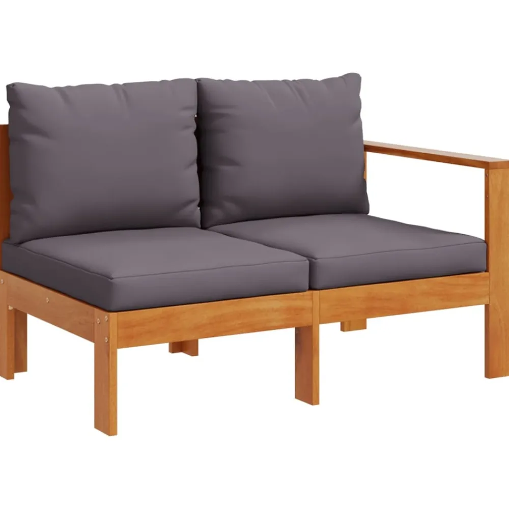 Maison Exclusive - Salon de jardin avec coussins 6 pcs bois d'acacia solide Discount