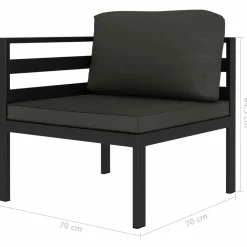 Maison Exclusive Salons De Jardin | - Salon de jardin avec coussins 5 pcs beige résine tressée