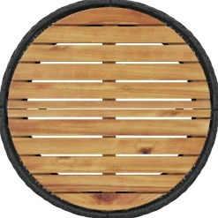 Maison Exclusive - Salon de jardin 3 pcs demi-rond noir résine tressée Clearance