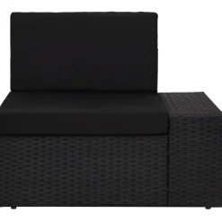 Maison Exclusive - Salon de jardin 3 pcs résine tressée noir Online