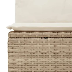 Maison Exclusive - Salon de jardin avec coussins 13 pcs beige résine tressée Clearance