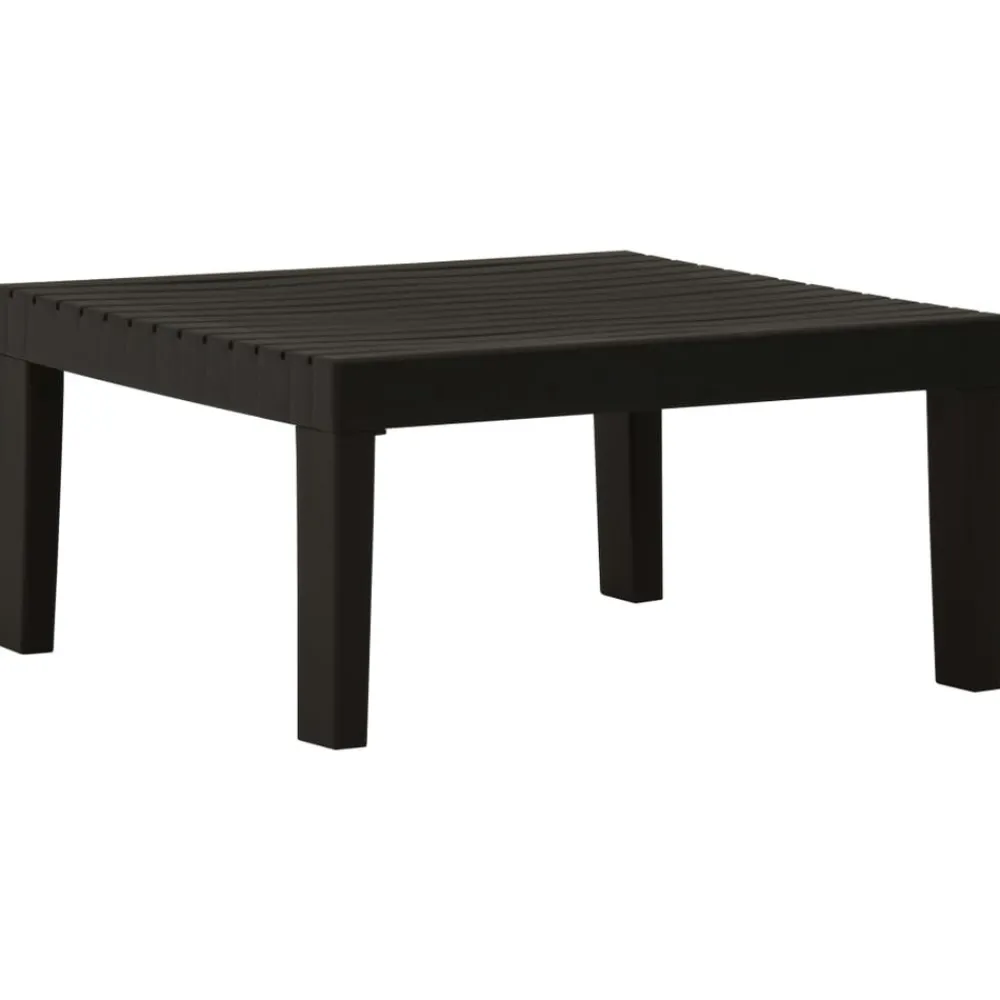 Maison Exclusive - Salon de jardin 3 pcs avec coussins plastique gris Online