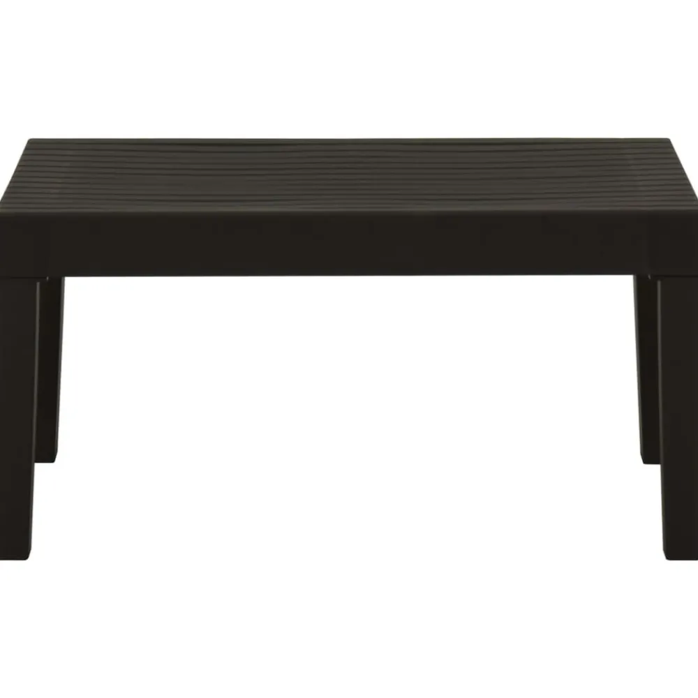 Maison Exclusive - Salon de jardin 3 pcs avec coussins plastique gris Online