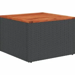 Maison Exclusive - Salon de jardin 8 pcs avec coussins noir résine tressée Online