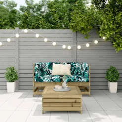 Maison Exclusive - Salon de jardin 3 pcs bois de pin imprégné Clearance