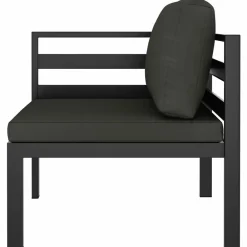 Maison Exclusive - Salon de jardin 9 pcs avec coussins aluminium anthracite