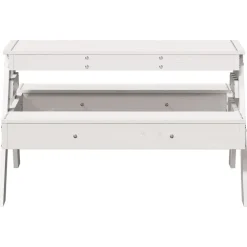 Maison Exclusive - Table de pique-nique pour enfants blanc bois massif de pin New