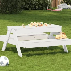 Maison Exclusive - Table de pique-nique avec bac à sable pour enfants pin massif Discount