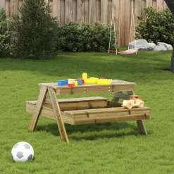 Maison Exclusive Mobilier Pour Enfants | - Table de pique-nique pour enfants bois de pin imprégné