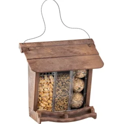 NA Mangeoire d'extérieur pour oiseaux sauvages jok 11, abri pour oiseaux, adaptée pour nourriture graines petites noisettes