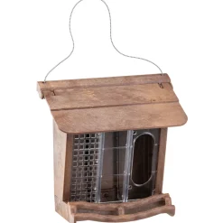 NA Mangeoire d'extérieur pour oiseaux sauvages jok 11, abri pour oiseaux, adaptée pour nourriture graines petites noisettes