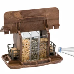 NA Mangeoire pour oiseaux sauvages jok 2, abri oiseaux, adaptée pour nourriture graines petites noisettes, boules de graisse, eau