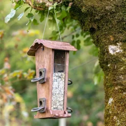 NA Mangeoire à silos pour oiseaux sauvages jok 21, mangeoire extérieure, adaptée à diverses graines Hot