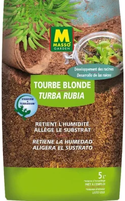 Masso - Tourbe blonde : sac 5L New