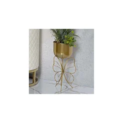Mauro Ferretti - Cache pot en métal doré farfy 22 x 45 cm Discount