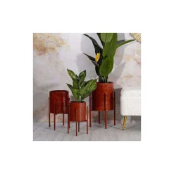 Mauro Ferretti - Set de 3 cache-pots en métal archy Discount