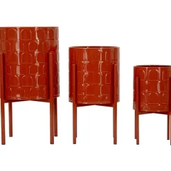 Mauro Ferretti - Set de 3 cache-pots en métal archy Discount
