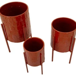 Mauro Ferretti - Set de 3 cache-pots en métal archy Discount