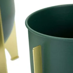 Mauro Ferretti - Set de 2 cache-pots en métal coloré grent shet New