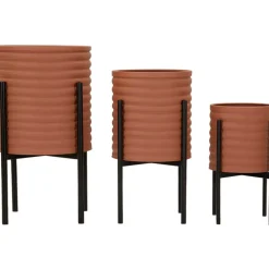 Mauro Ferretti Cache-Pots Et Bacs D'Intérieur | - Set de 3 cache-pots en métal milly