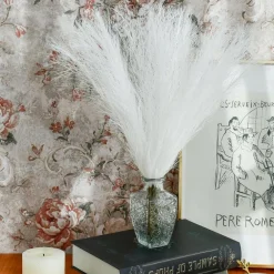 Mcboson - Plumes de roseau simulées pour blanc crème 100 pièces