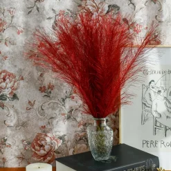Mcboson - Plumes de roseau simulées pour rouge 100 pièces Clearance