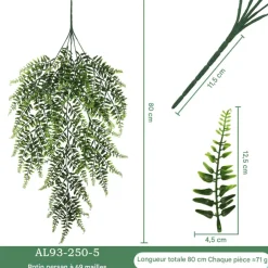 Mcboson - Vignes de fougã¨res artificielles 6 articles Discount