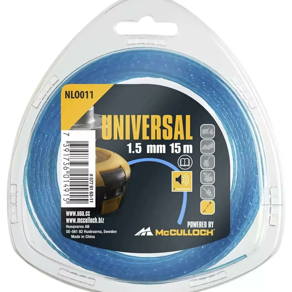 Mcculloch - Fil de coupe-herbe en nylon 1.5mm x 15m nlo011 Outlet