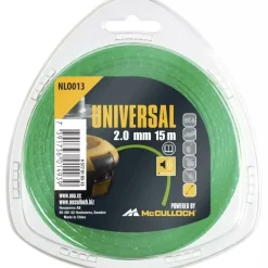 Mcculloch Coupe-Bordures Et Débroussailleuses | - Fil de coupe-herbe en nylon 2mm x 15m nlo013