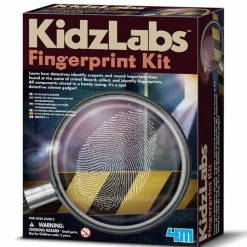 4m - Coffret découverte de la police scientifique - empreintes digitales - kit