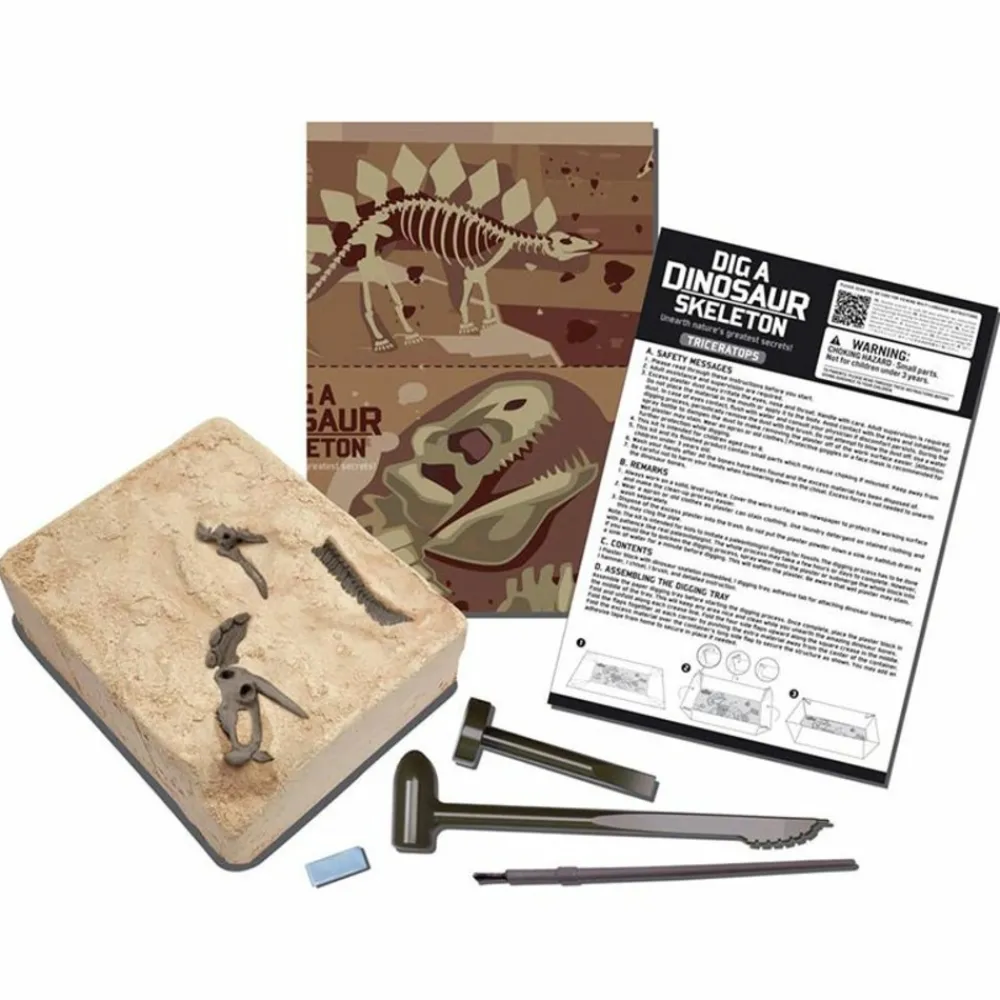 4m - Coffret découverte de la science - déterre ton triceratops Hot