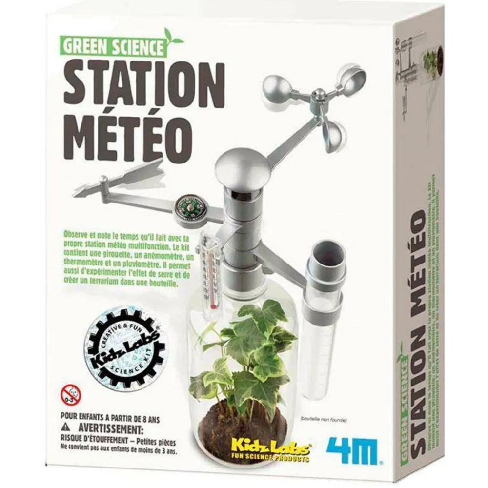 4m Enfants | - Coffret découverte de la science - station météo multifonctions
