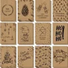 Mes Courses En Vrac - 24 cartes de noel en kraft Clearance