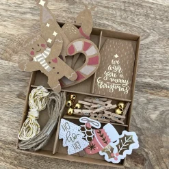 Mes Courses En Vrac - Kit d'emballage cadeaux (étiquettes, stickers, décorations, cordelettes) de no ël