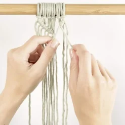 Mes Courses En Vrac Décoration Créative | - Kit macramé boho pour créer 2 décorations