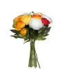 MICA Fleurs Et Plantes Artificielles | - Bouquet de renoncules, orange 22 cm