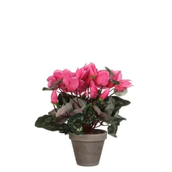 MICA - Cyclamen artificiel rose clair Ø 30 x H. 30 cm, en pot Ø 11,5 cm Sale