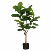Mica Decorations - - ficus lyrata plante artificielle vert h150