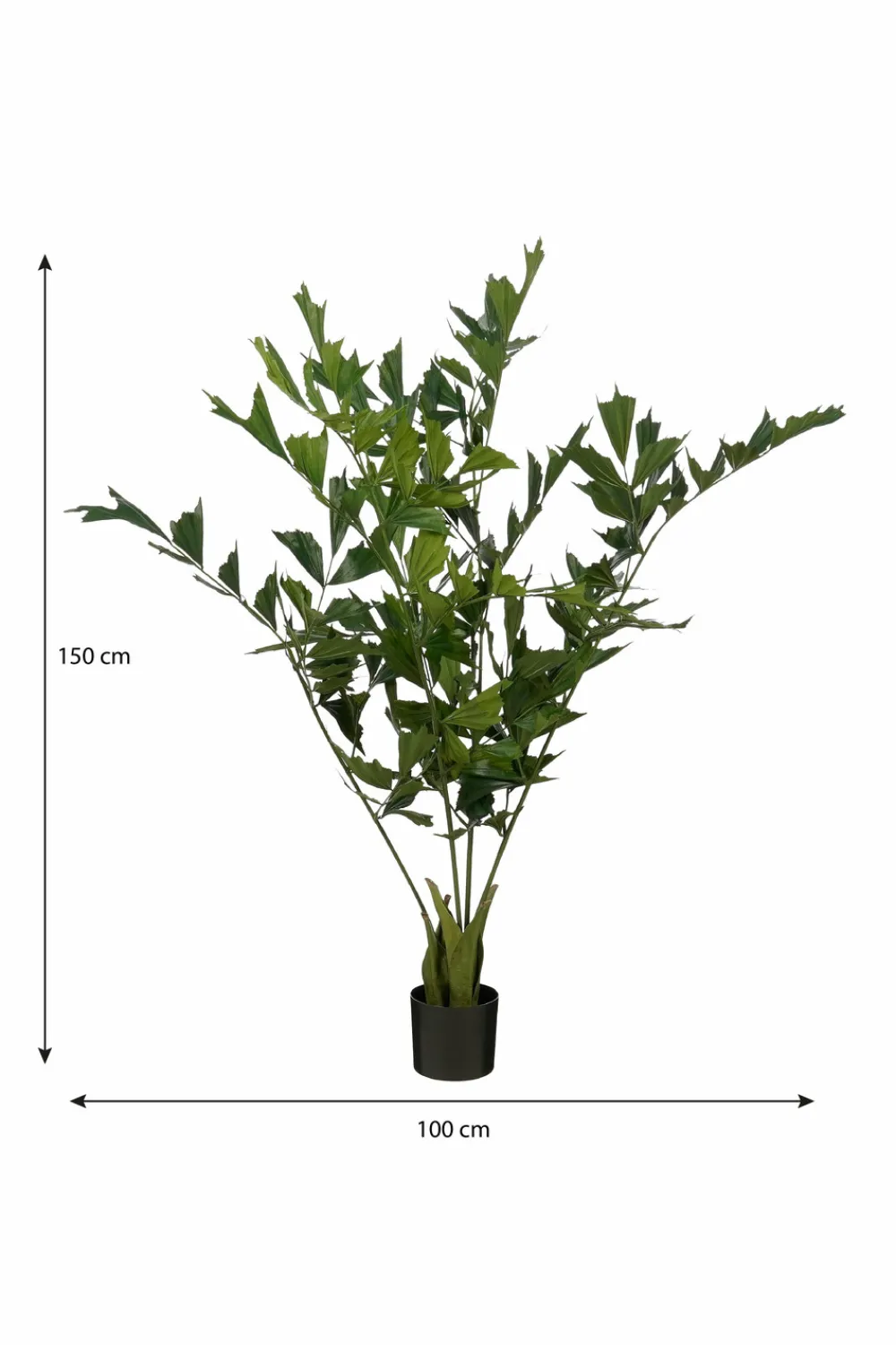 Mica Decorations Fleurs Et Plantes Artificielles | - - palmier queue-de-poisson plante artificielle vert h150