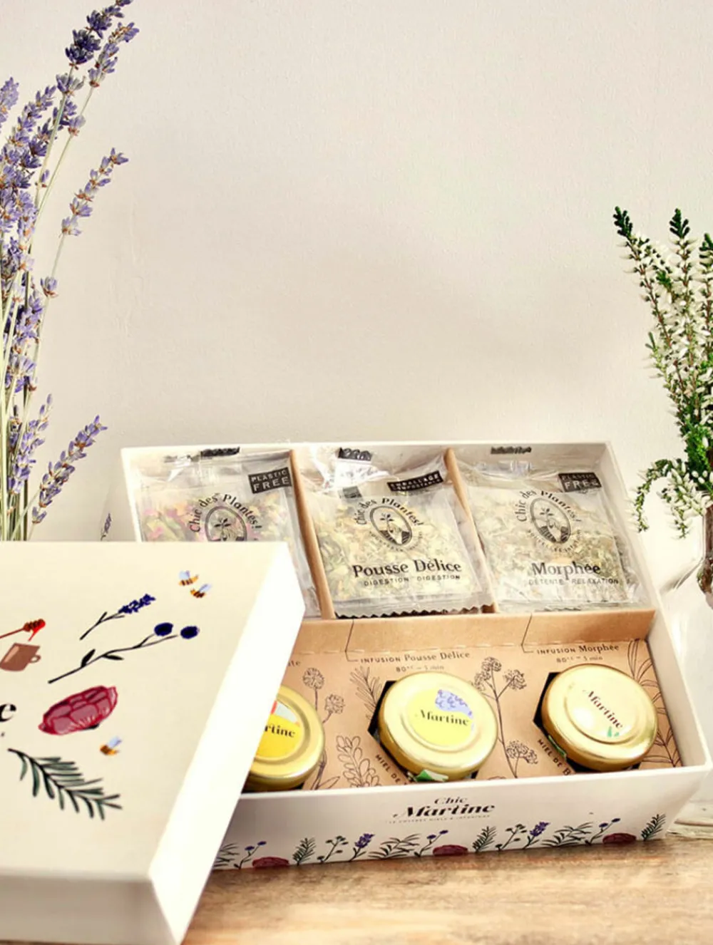 Miel Martine - Coffret infusions – miels «chic martine» Clearance