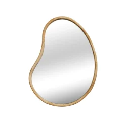 NA Miroir organique en bois de sapin 65cm épaisseur 3cm coloris turel idéal entrée. Chambre ou salle de bain Sale