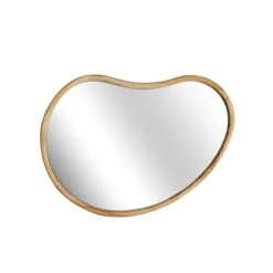 NA Miroir organique en bois de sapin 65cm épaisseur 3cm coloris turel idéal entrée. Chambre ou salle de bain Sale