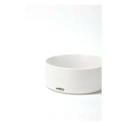 M Pets - Bols céramique avec support en bambou 2x350 ml - mpets - opera - blanc Discount
