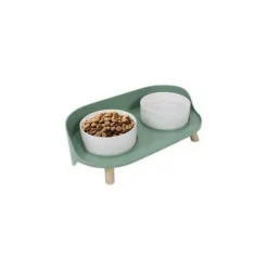 M Pets Gamelles Et Autres Accessoires | - Gamelle double surélevée m.pets altitude - 2x50 ml