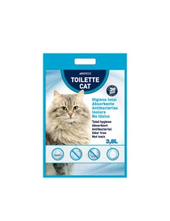 Nayeco - Sac de litière pour chat perles en silice 3.8 litres 100% naturel. Discount